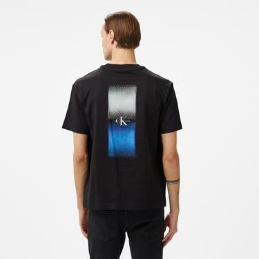  Calvin Klein Jeans Gradient Fade Monologo Erkek Siyah T-Shirt