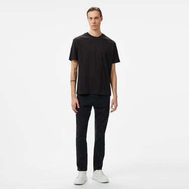  Calvin Klein Jeans Gradient Fade Monologo Erkek Siyah T-Shirt