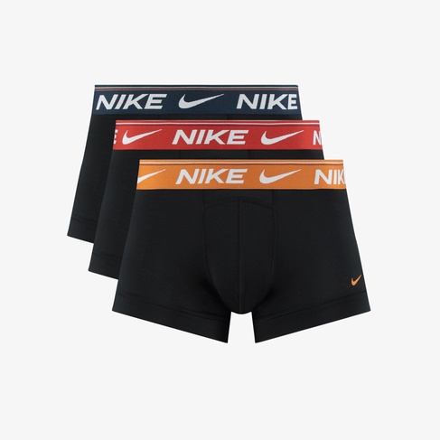  Nike 3' lü Erkek Siyah Boxer
