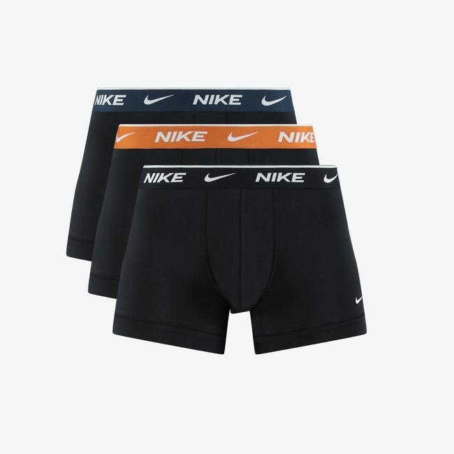  Nike Trunk 3' lü Erkek Siyah Boxer