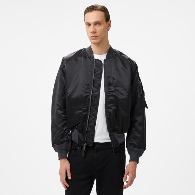  Alpha Industries 1960S Ma-1 Flight Bomber Unisex Siyah Ceket