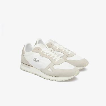  Lacoste Partner 70s Erkek Bej Sneaker