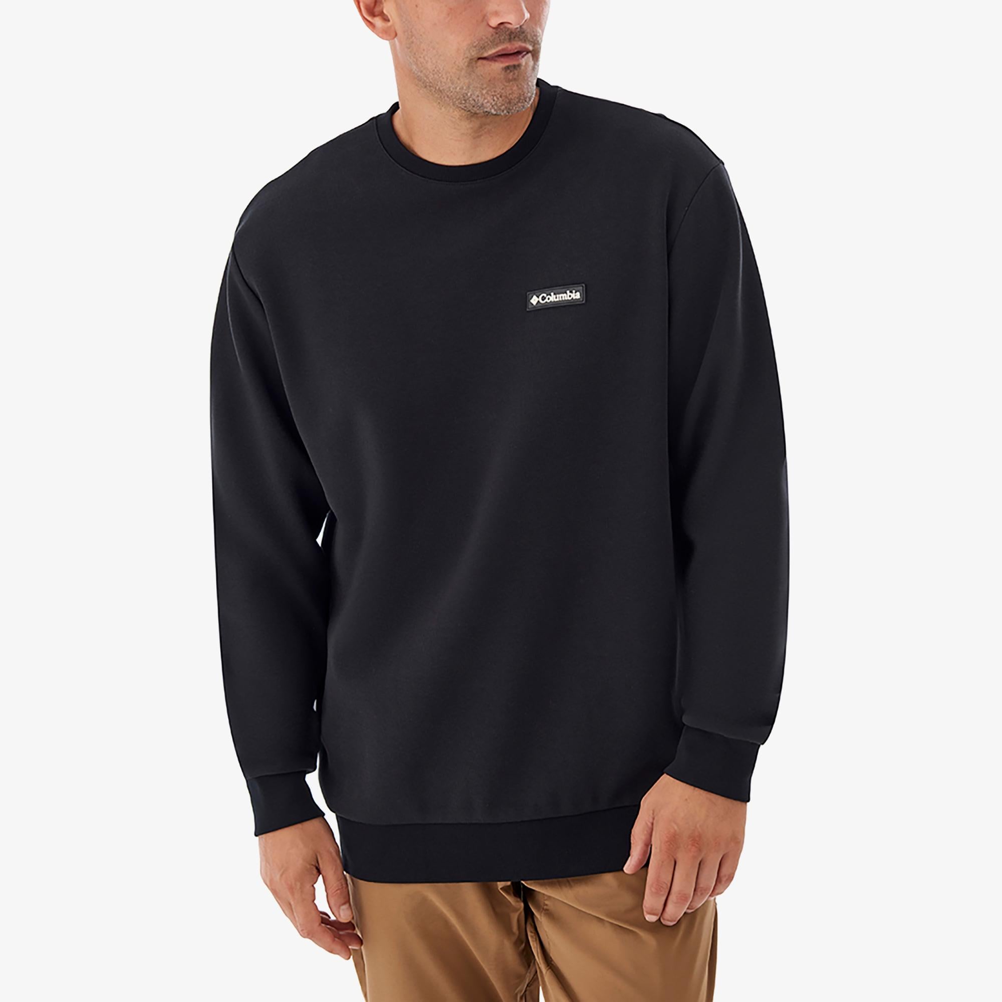 Columbia Cs0382 Csc Gem Label Crewneck Erkek Siyah Sweatshirt