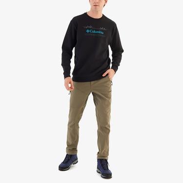  Columbia Nature And Back Crew Erkek Siyah Sweatshirt