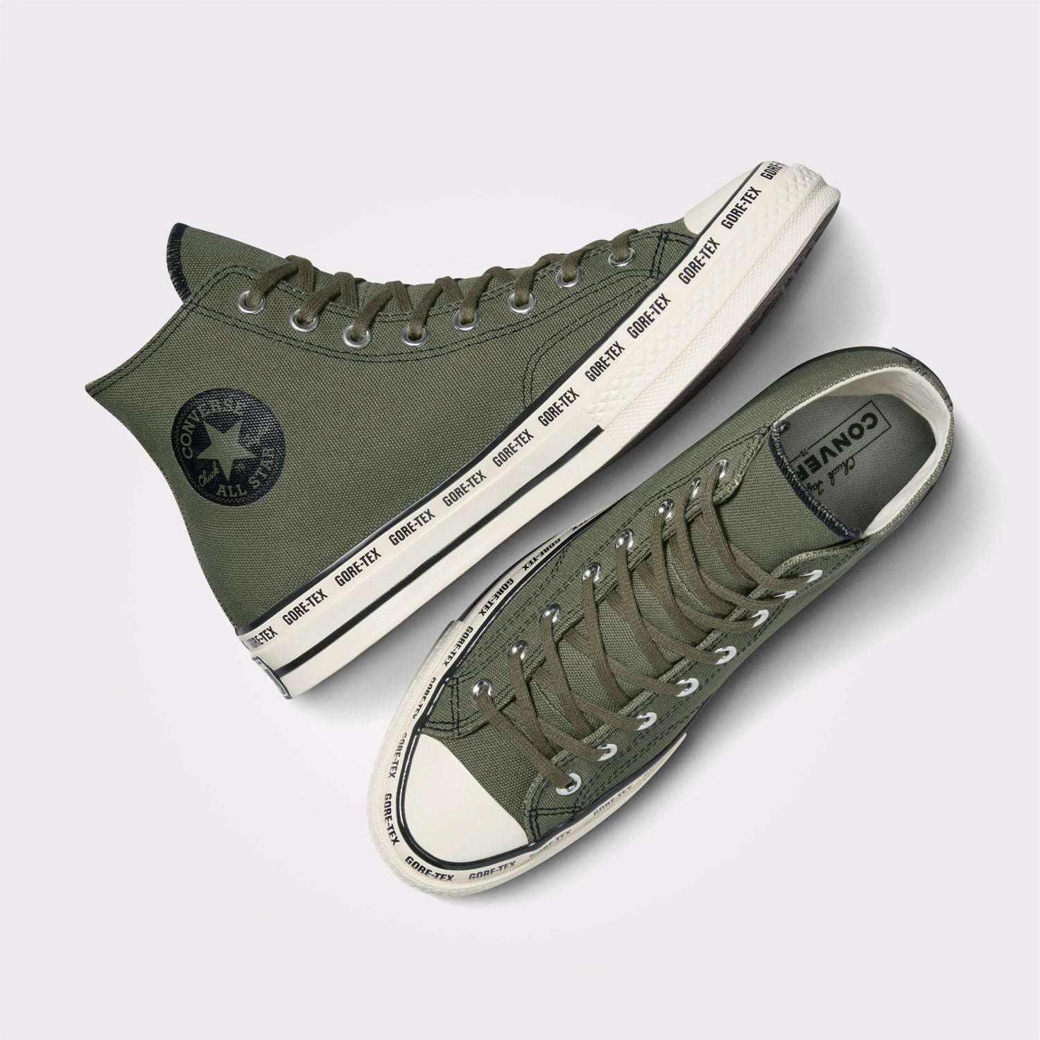 Converse Converse Haki Chuck 70 GORE-TEX Unisex Yeşil Sneaker | FashFed Haki - 6. görsel