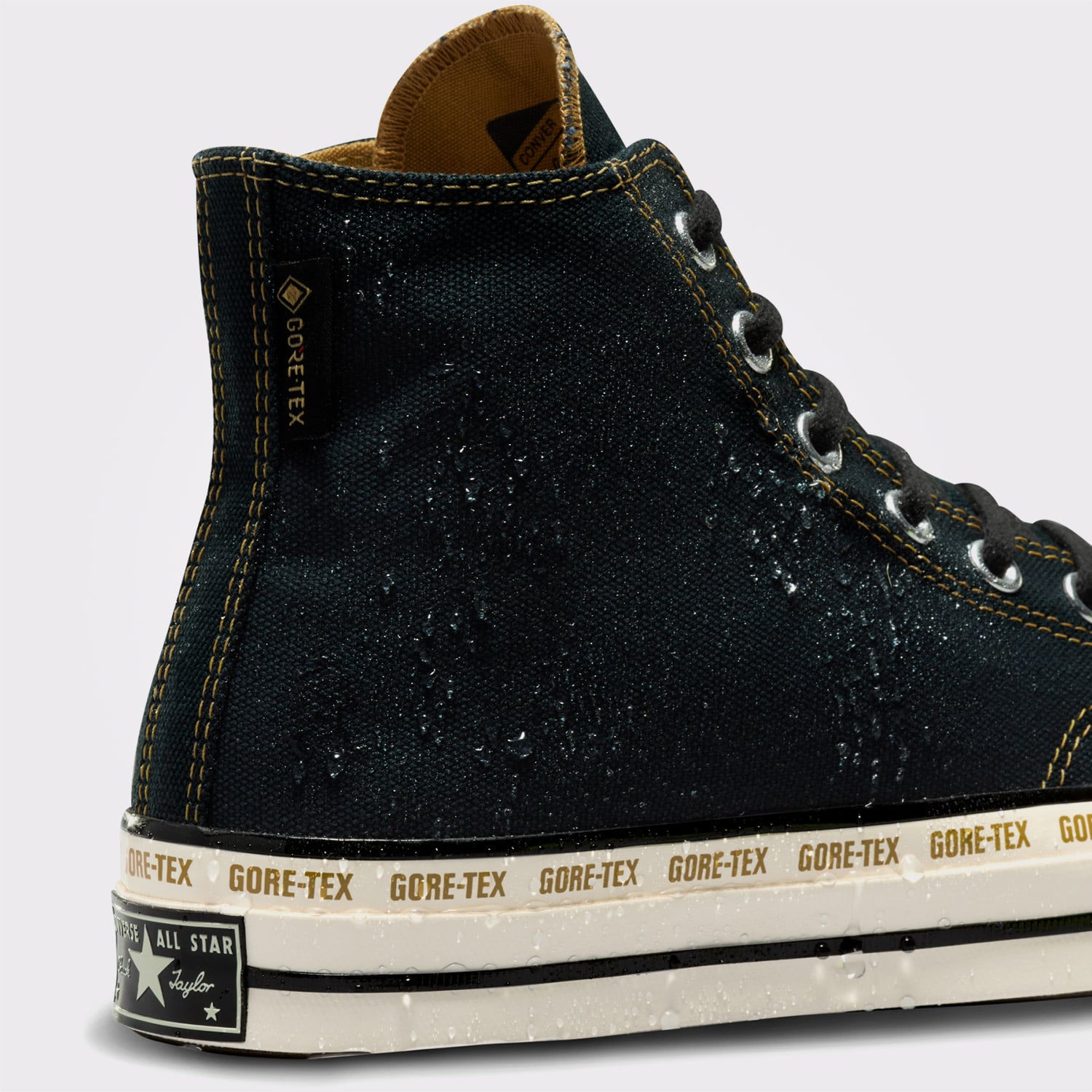 Converse Chuck 70 GORE-TEX Unisex Siyah Sneaker - Görsel 10