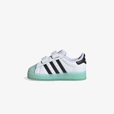  adidas Superstar Led Lights Comfort Closure Bebek Yeşil Beyaz Led Işıklı Spor Ayakkabı
