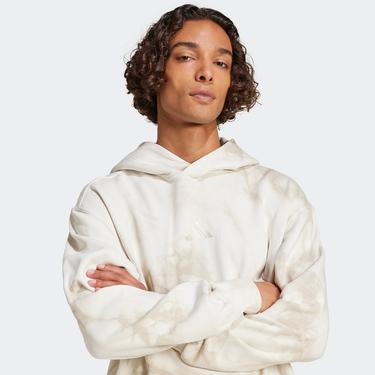  adidas All Szn Fleece Wash Erkek Bej Hoodie