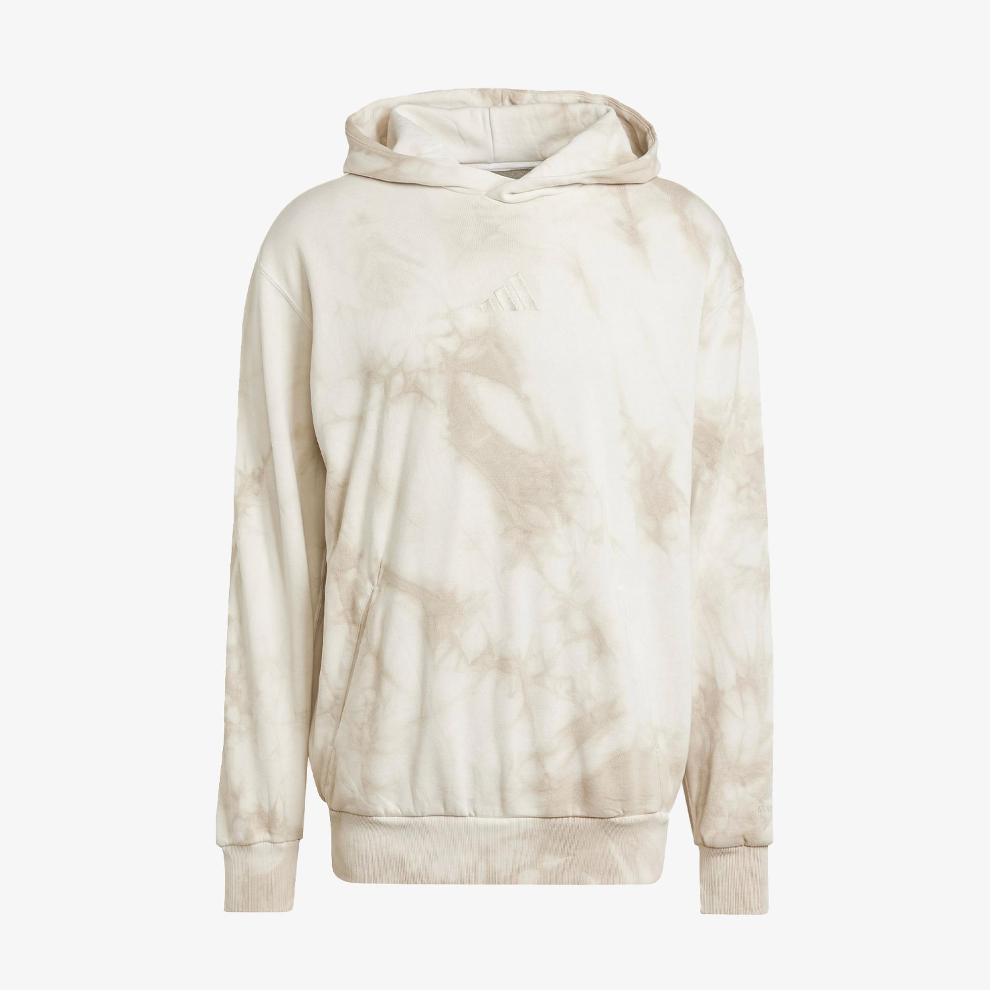adidas All Szn Fleece Wash Erkek Bej Hoodie