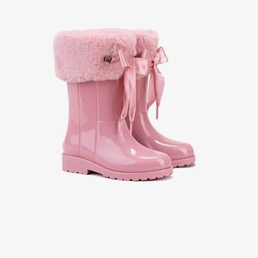  Igor Campera Charol Soft Pembe Yağmur Çizmesi