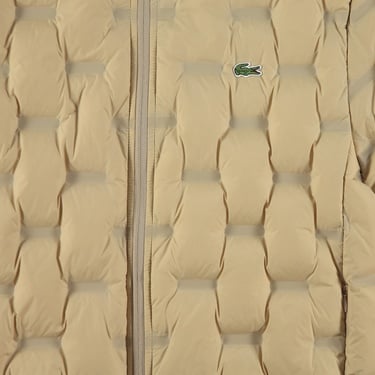  Erkek Regular Fit Kapüşonlu Kapitone Kahverengi Mont