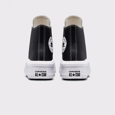  Converse Chuck Taylor All Star Move Platform Foundational Leather Unisex Siyah Sneaker
