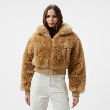  Tommy Hilfiger Jeans Faux Shearling Kadın Bej Ceket
