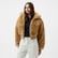 Tommy Hilfiger Jeans Faux Shearling Kadın Bej Ceket