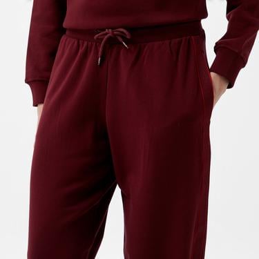  Tommy Hilfiger Modals Kadın Bordo Eşofman Altı