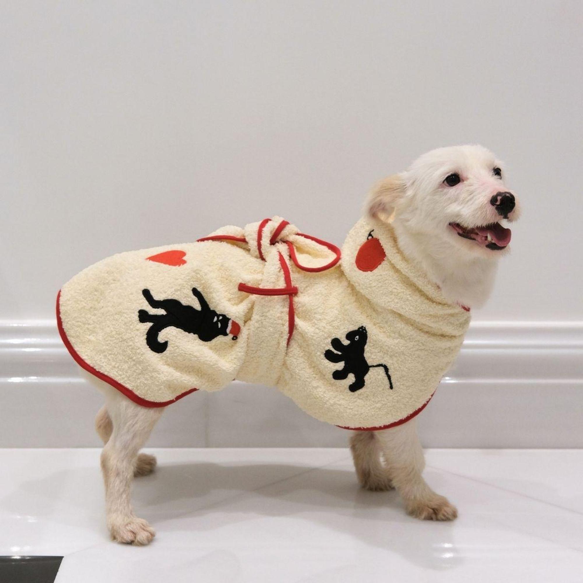 St. Pia Umbra Köpek Bornozu