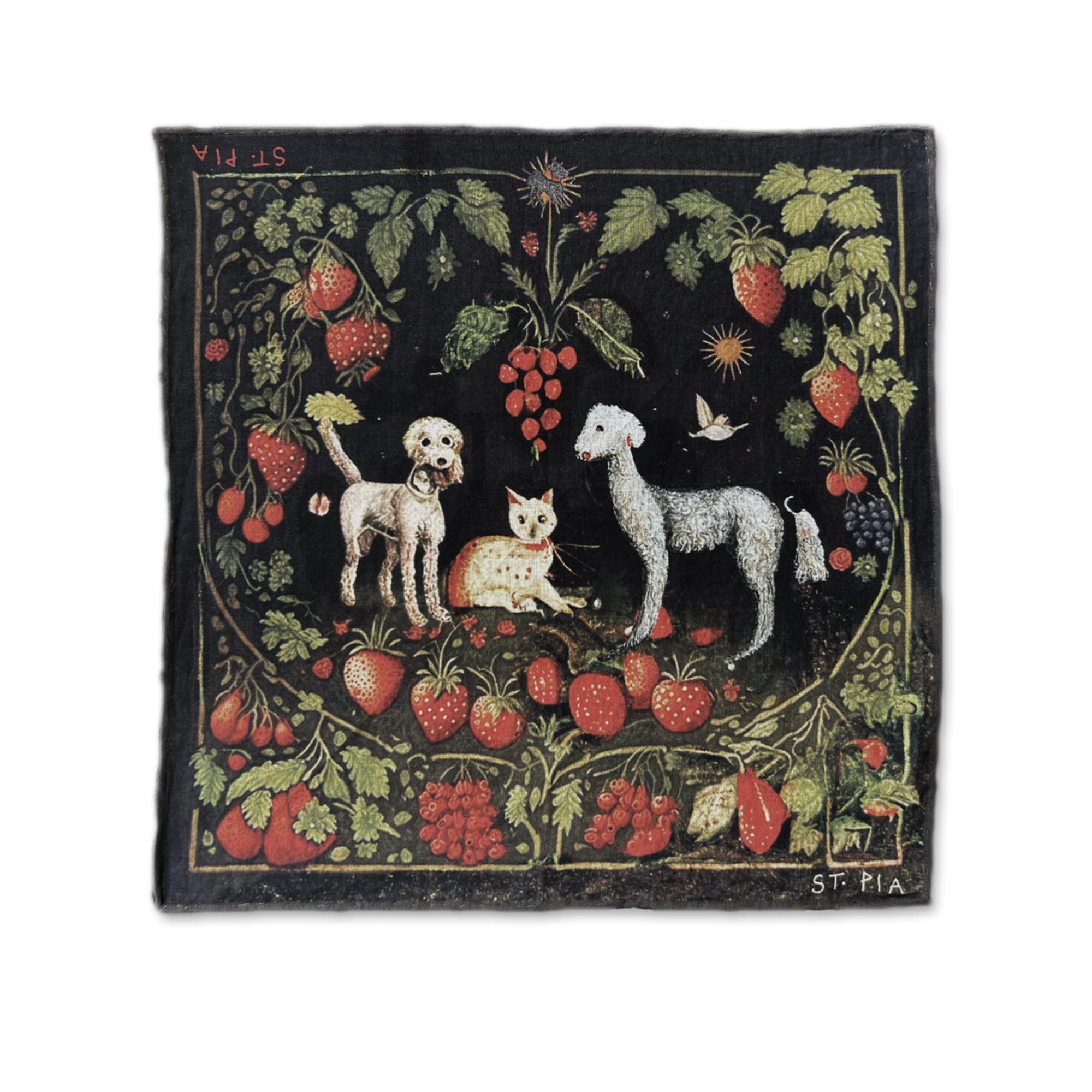 St. Pia Berry BFF Bandana - Pet ve İnsan Aksesuarı