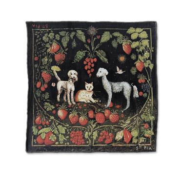  St. Pia Berry BFF Bandana - Pet ve İnsan Aksesuarı