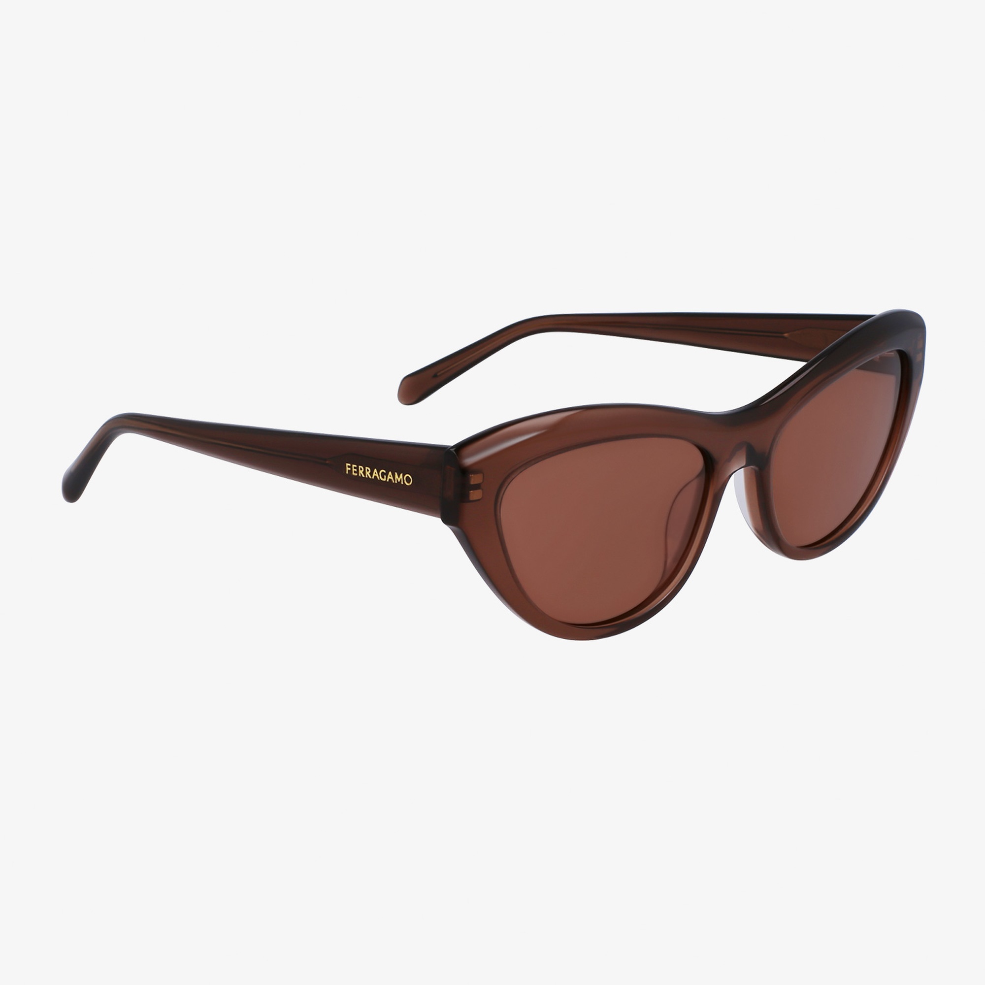 Salvatore Ferragamo Kadın Kahverengi Gözlük