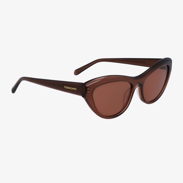  Salvatore Ferragamo Kadın Kahverengi Gözlük
