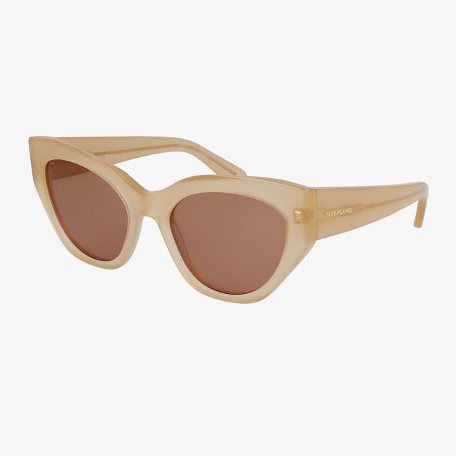  Salvatore Ferragamo Kadın Kahverengi Gözlük