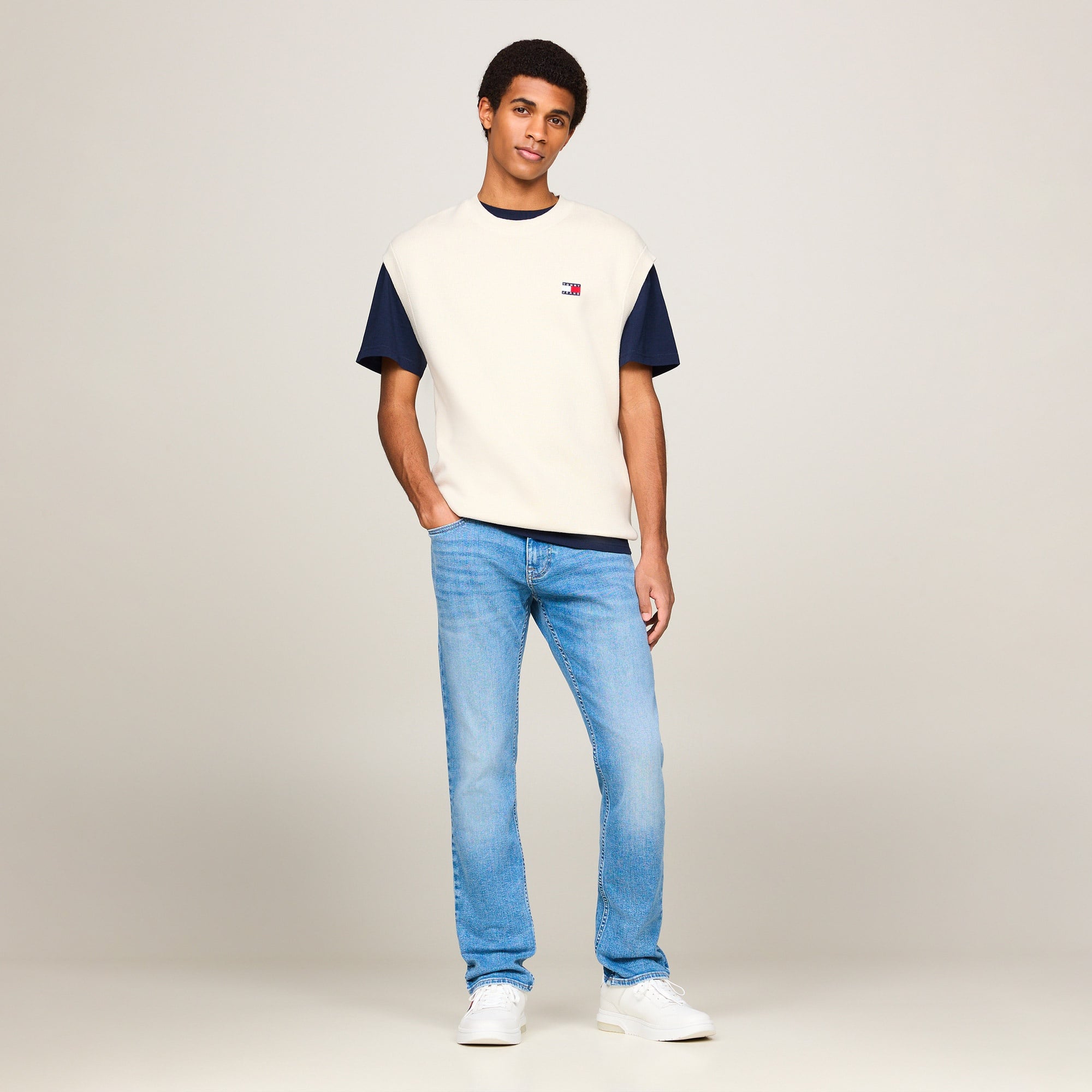 Tommy Jeans Erkek Mavi Jean