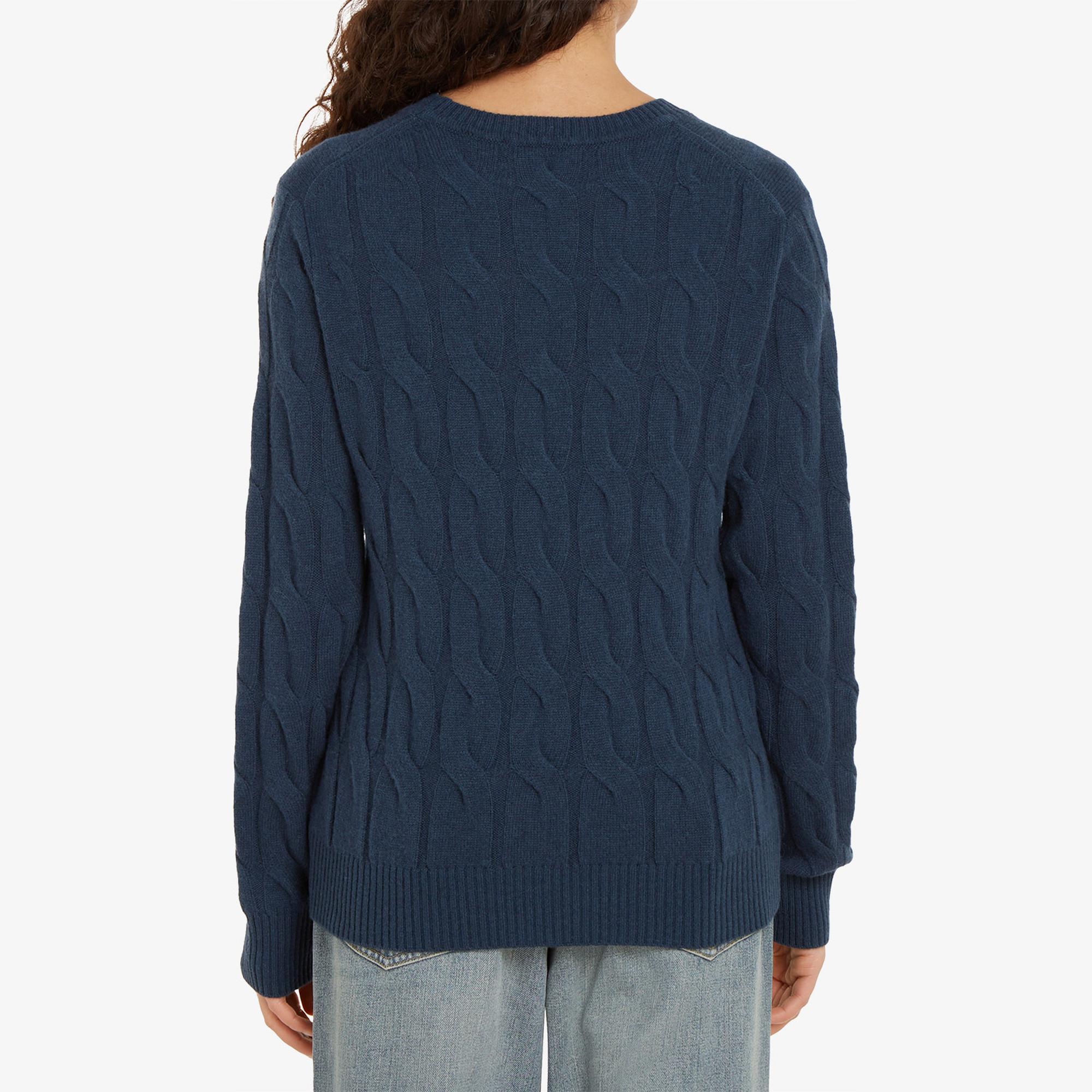 Tommy Hilfiger Kadın Gri Triko