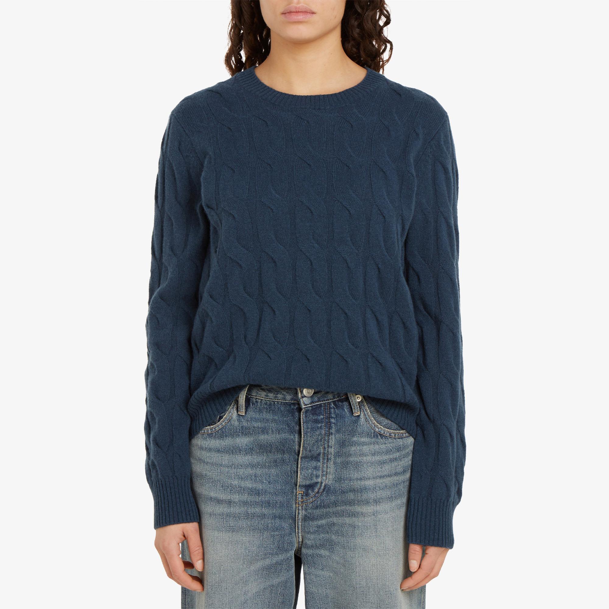 Tommy Hilfiger Kadın Gri Triko