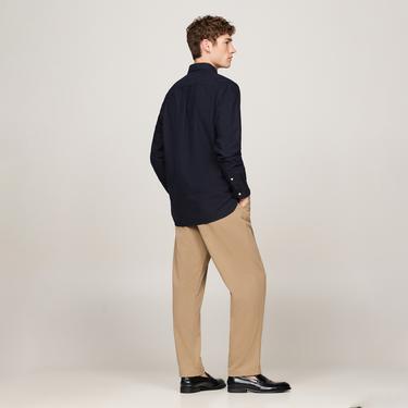 Tommy Hilfiger Erkek Mavi Gömlek