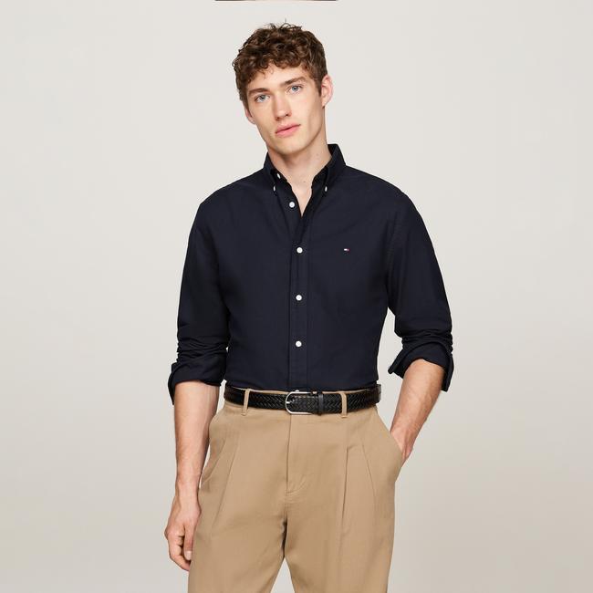  Tommy Hilfiger Erkek Mavi Gömlek