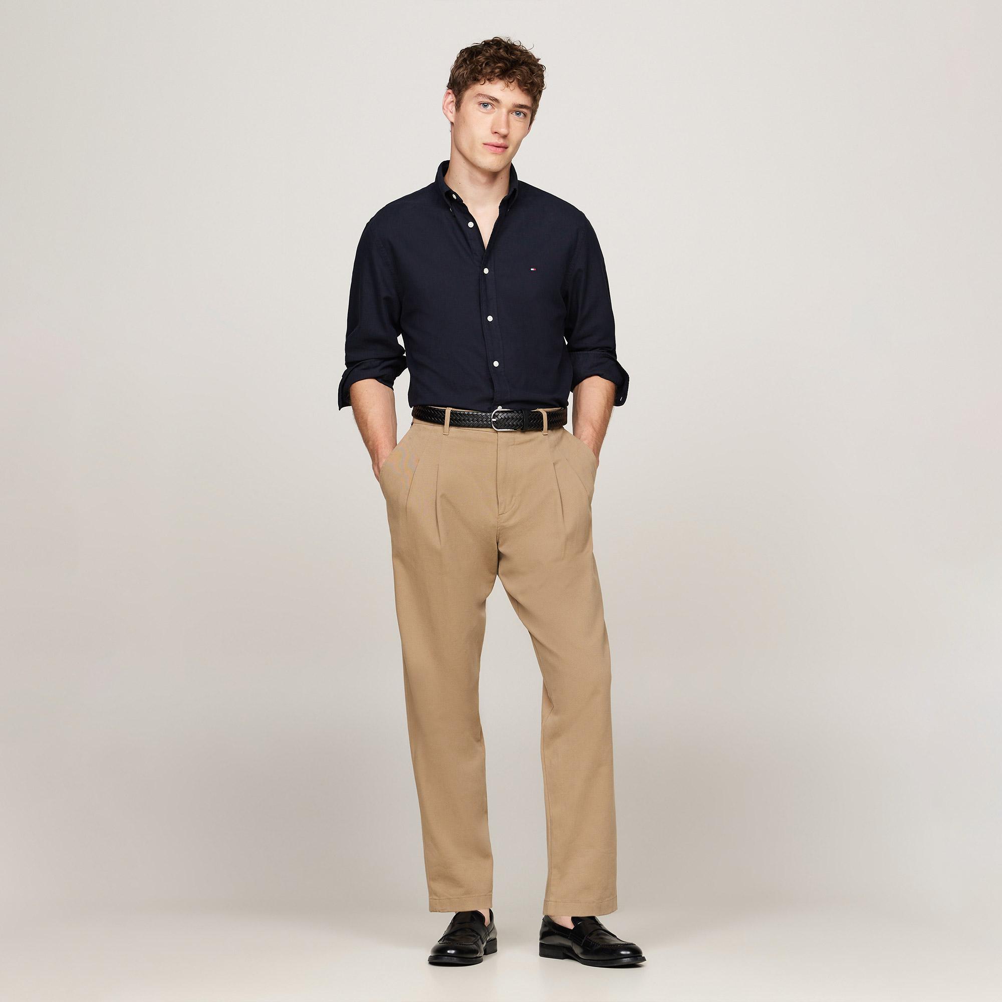 Tommy Hilfiger Erkek Mavi Gömlek