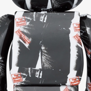  Bearbrick Andy Warhol × The Rolling Stones Sticky Fingers Renkli Figür