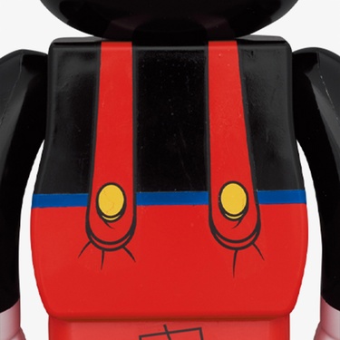  Bearbrick Mickey Boat Builders Renkli Figür