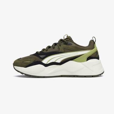  Puma Rs-X Efekt PRM Erkek Haki Beyaz Spor Ayakkabı