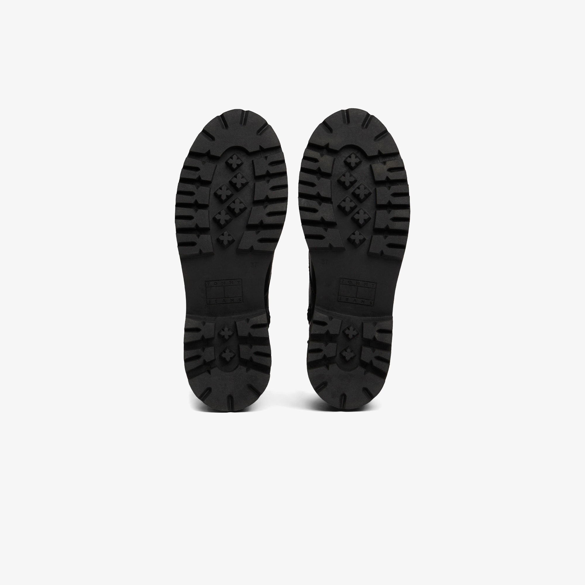 Tommy Jeans Cleat Chunky Sole Lace-Up Kadın Siyah Bot