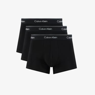  Calvin Klein Trunk 3'lü Erkek Siyah Boxer