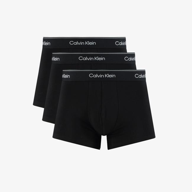  Calvin Klein Trunk 3'lü Erkek Siyah Boxer