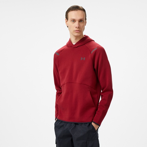  Under Armour Unstoppable Flc Hd Eu Erkek Bordo Sweatshirt