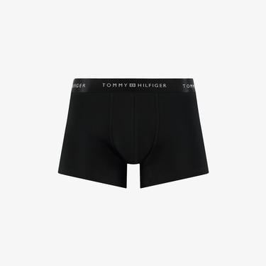  Tommy Hilfiger 3'lü Erkek Siyah Boxer