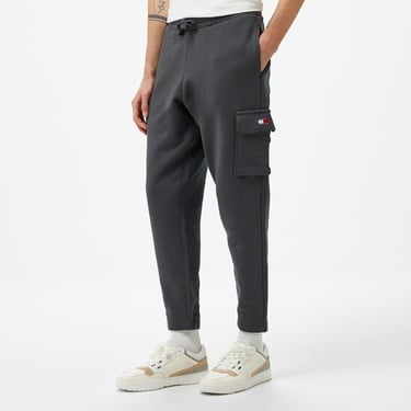  Tommy Jeans Reg Xs Badge Erkek Gri Eşofman Alti