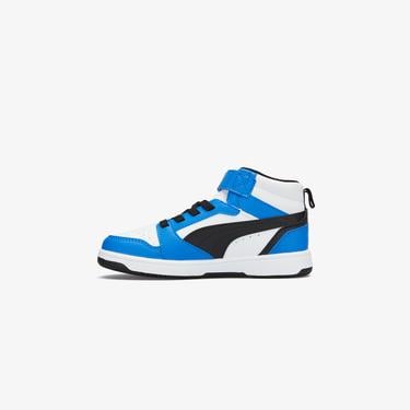  Puma Rebound V6 Mid Çocuk Beyaz Spor Ayakkabı