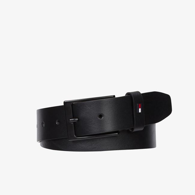  Tommy Hilfiger Erkek Siyah Kemer