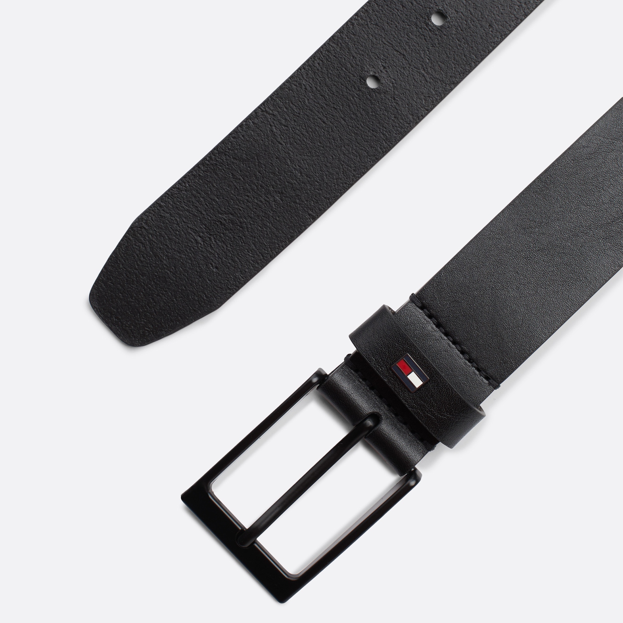 Tommy Hilfiger Erkek Siyah Kemer