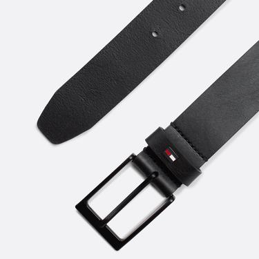  Tommy Hilfiger Erkek Siyah Kemer