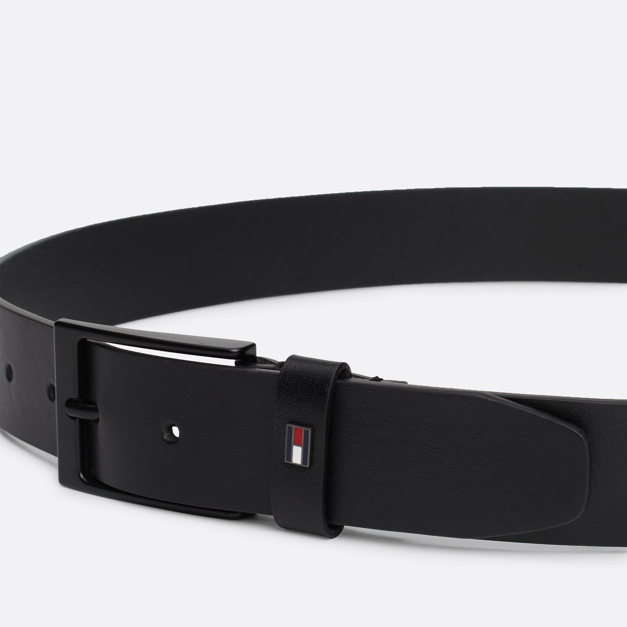 Tommy Hilfiger Erkek Siyah Kemer