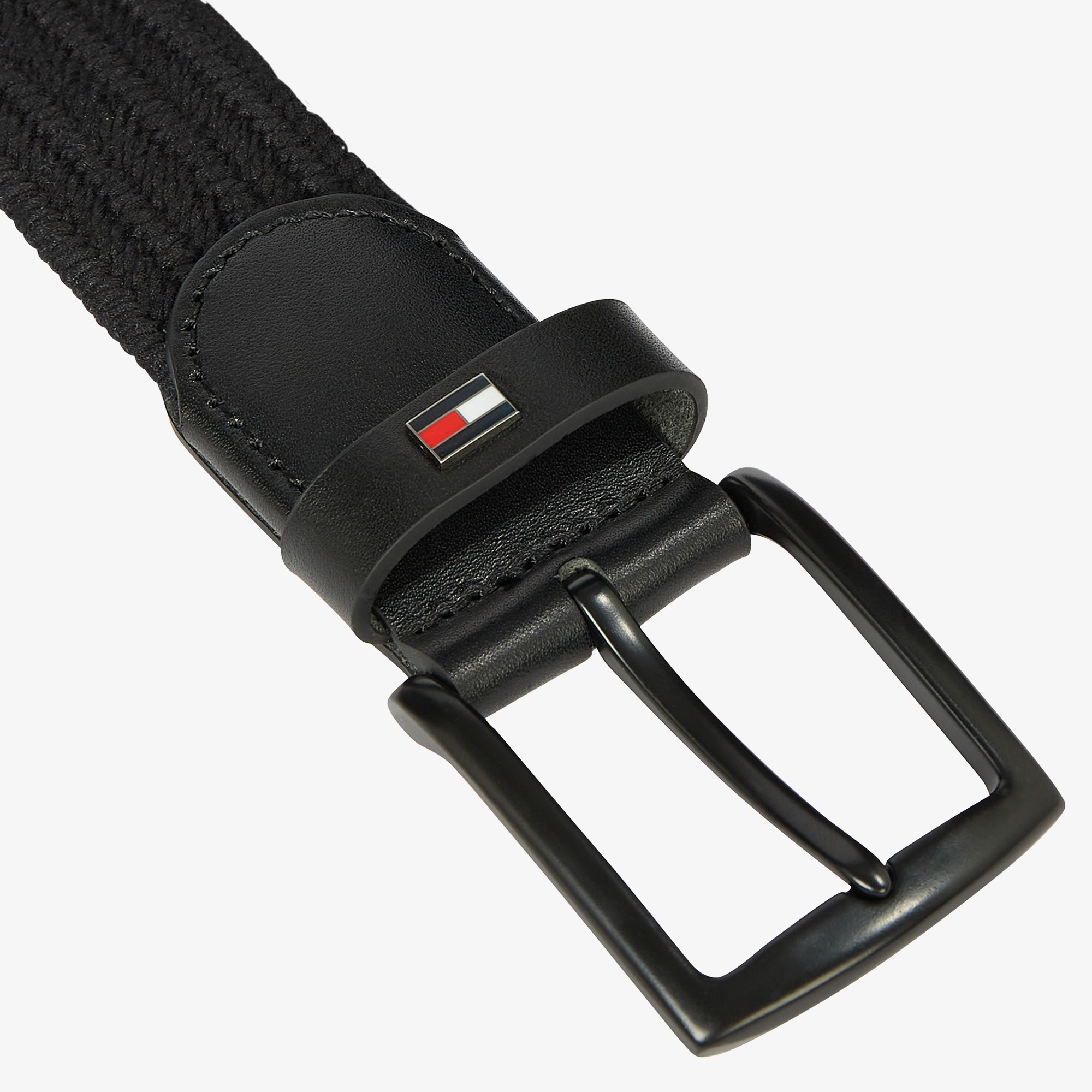 Tommy Hilfiger Erkek Siyah Kemer