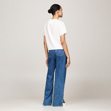  Tommy Jeans Kadın Beyaz T-Shirt