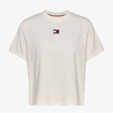  Tommy Jeans Kadın Beyaz T-Shirt