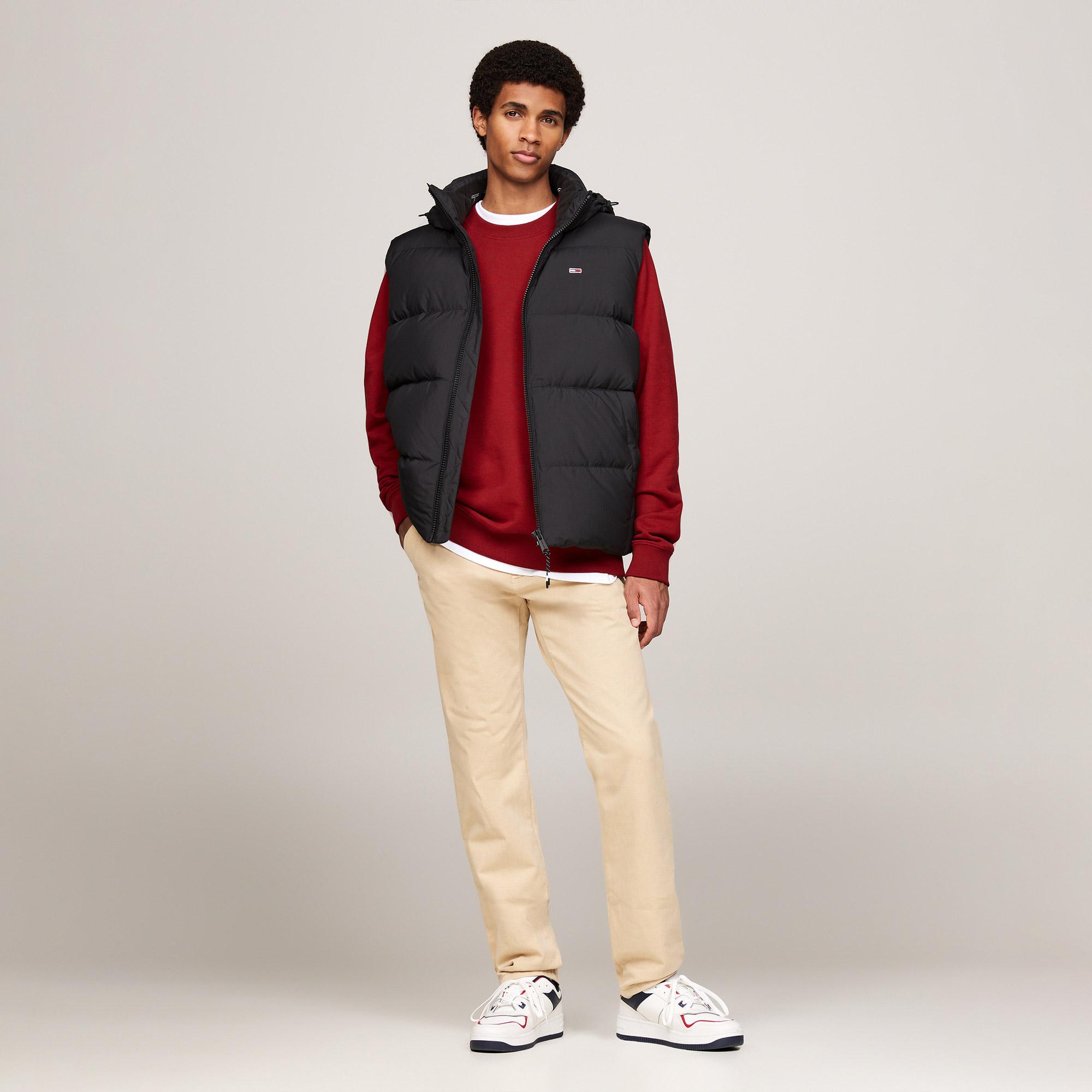 Tommy Jeans Erkek Siyah Puffer Yelek