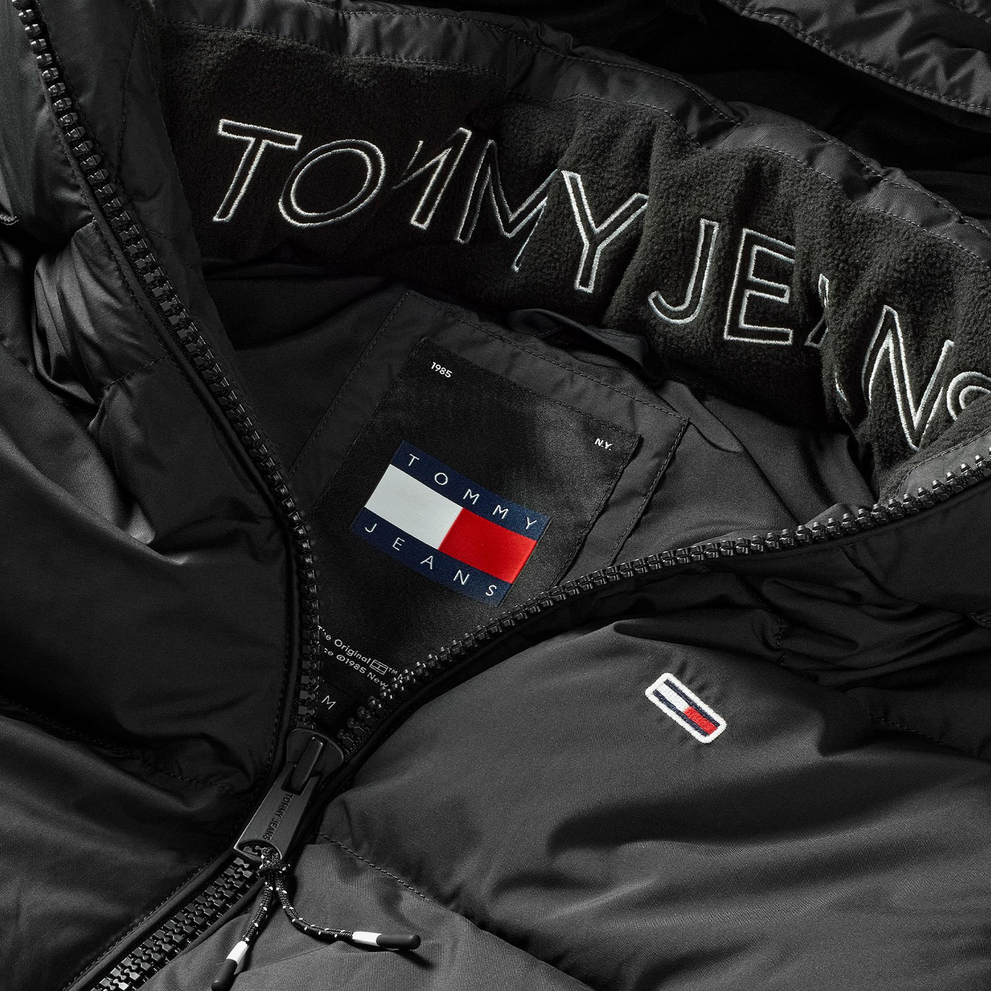 Tommy Jeans Erkek Siyah Puffer Yelek